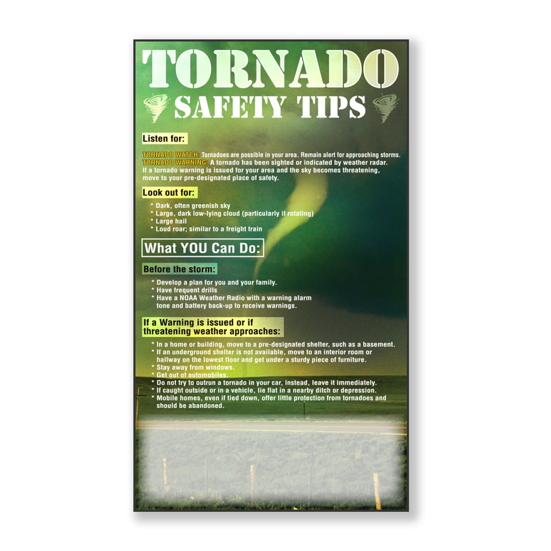 Tornado Safety Tips